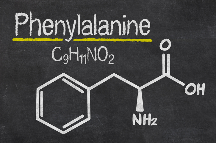 Fenilalaninin kimyasal formülü