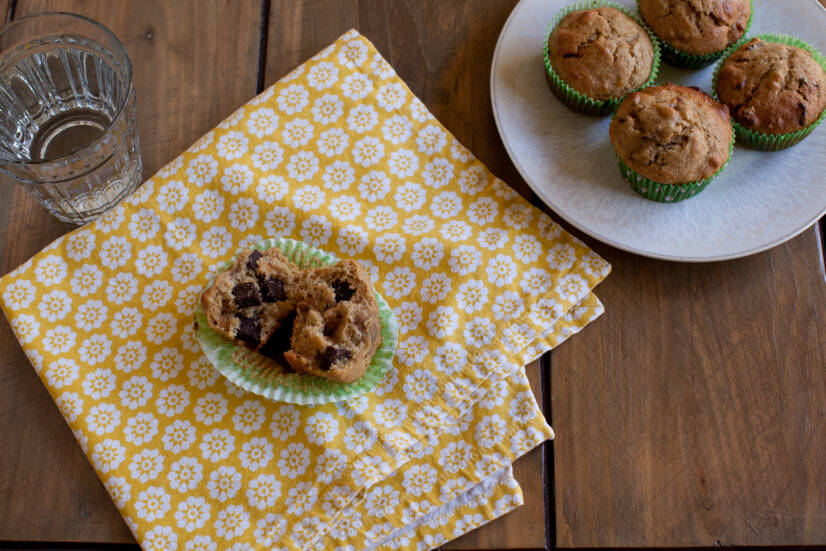 Un ve laktoz içermeyen sağlıklı muzlu muffin tarifi. Bizimle deneyin